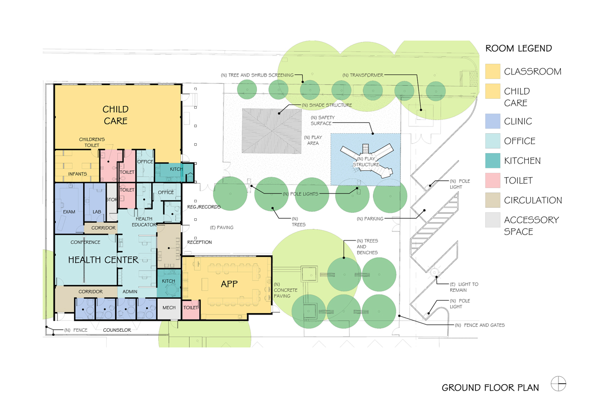 colorful high school floor plans